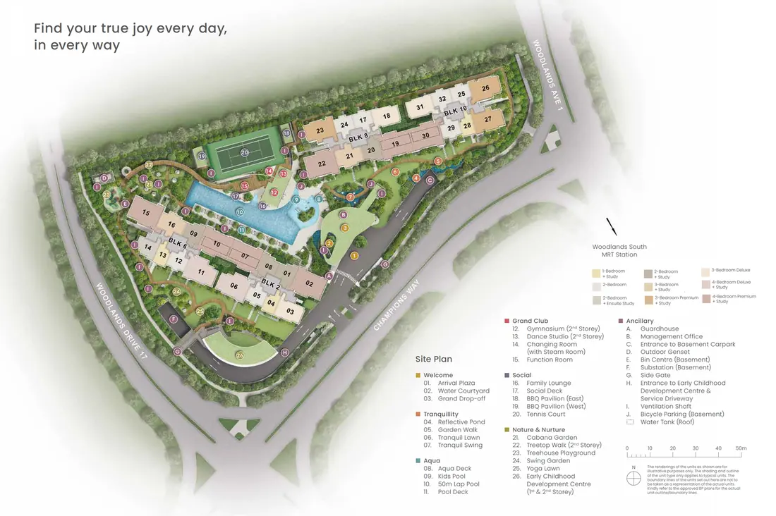 Norwood Grand site plan